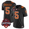 DJ Uiagalelei Jersey #5 Clemson Tigers Vapor Limited Champions Patch College Football Stitched Black