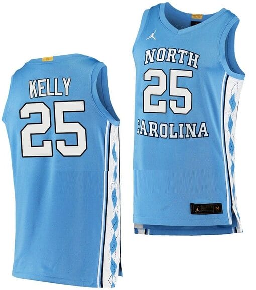 Deja Kelly Jersey #25 North Carolina Tar Heels College Basketball Blue 2022-23