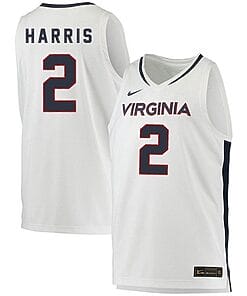 Dante Harris Jersey #2 Virginia Cavaliers College Basketball Stitched White