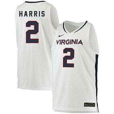 Dante Harris Jersey #2 Virginia Cavaliers College Basketball Stitched White