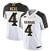 Devin Neal Jersey #4 Kansas Jayhawks Blackhawk Gold Vapor Football Inverted