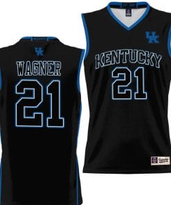 DJ Wagner Jersey #21 Kentucky Wildcats NIL College Basketball Lightweight Black