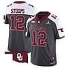 Drake Stoops Jersey #12 Oklahoma Sooners Vapor Limited College Football Stitched Special Anthracite