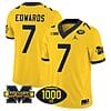 Donovan Edwards Jersey #7 Michigan Wolverines 1000 Wins Patch Vapor College Football Maize