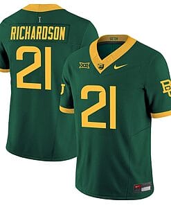 Dominic Richardson Jersey #21 Baylor Bears Vapor Limited College Football All Stitched Green