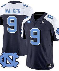 Devontez Walker Jersey #9 North Carolina Tar Heels Vapor Limited College Football Navy Alternate