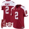 Derrick Henry Jersey #2 Alabama Crimson Tide Vapor Limited Football Alabama Map Crimson Alternate