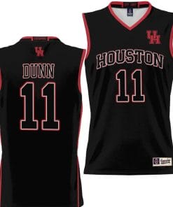 Damian Dunn Jersey #11 Houston Cougars NIL College Basketball Lightweight Black