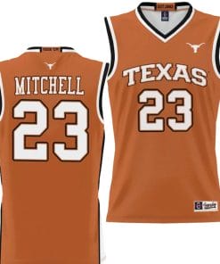 Dillon Mitchell Jersey #23 Texas Longhorns NIL College Basketball Lightweight Orange
