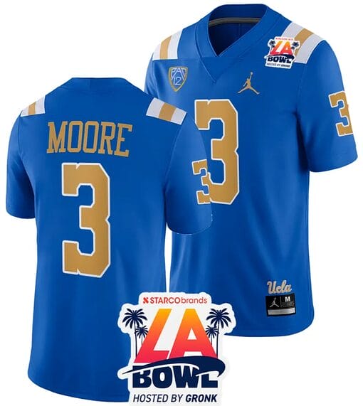 Dante Moore Jersey #3 UCLA Bruins 2023 LA Bowl College Football Blue