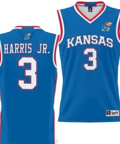 Dajuan Harris Jr Jersey #3 Kansas Jayhawks NIL College Basketball Lightweight Royal