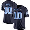 Drake Maye Jersey #10 North Carolina Tar Heels Vapor Limited College Football Navy