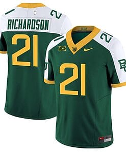 Dominic Richardson Jersey #21 Baylor Bears Vapor Limited College Football All Stitched Green Alternate