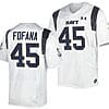 Daba Fofana Jersey #45 Navy Midshipmen Premier Replica College Football White