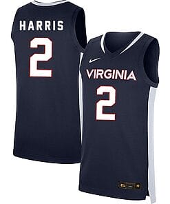 Dante Harris Jersey #2 Virginia Cavaliers College Basketball Stitched Navy