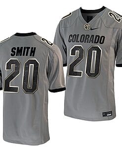 Deion Smith Jersey #20 Colorado Buffaloes College Football Untouchable Game Grey
