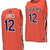 Denver Jones Jersey #12 Auburn Tigers College Basketball Replica Orange