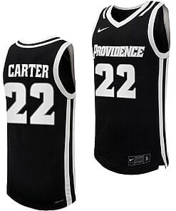 Devin Carter Jersey #22 Providence Friars Replica College Basketball Black Uniform