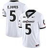 Emory Jones Jersey #5 Cincinnati Bearcats Vapor Limited College Football All Stitched White