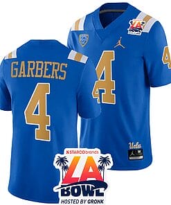 Ethan Garbers Jersey #4 UCLA Bruins 2023 LA Bowl College Football Blue