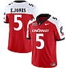 Emory Jones Jersey #5 Cincinnati Bearcats Vapor Limited College Football All Stitched Red Alternate