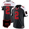 Emeka Egbuka Jersey #2 Ohio State Buckeyes College Football Stitched Vapor Limited Ohio Patch Black Alternate