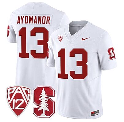 Elic Ayomanor Jersey #13 Stanford Cardinal Jersey Vapor Limited College Football White
