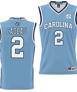 Elliot Cadeau Jersey #2 UNC Tar Heels NIL College Basketball Lightweight Blue