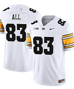 Erick All Jersey #83 Iowa Hawkeyes Vapor Limited College Football White