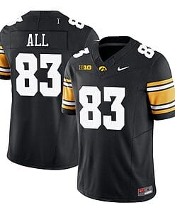 Erick All Jersey #83 Iowa Hawkeyes Vapor Limited College Football Black