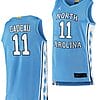 Elliot Cadeau Jersey #11 North Carolina Tar Heels College Basketball Blue