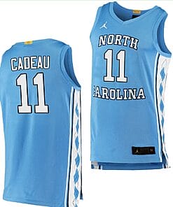 Elliot Cadeau Jersey #11 North Carolina Tar Heels College Basketball Blue