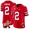 Emeka Egbuka Jersey #2 Ohio State Buckeyes Mascot Patch College Football Scarlet