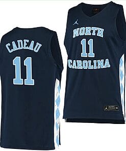 Elliot Cadeau Jersey #11 North Carolina Tar Heels College Basketball Navy
