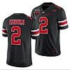 Emeka Egbuka Jersey #2 Ohio State Buckeyes Ohio Stadium Patch College Football Black