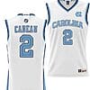 Elliot Cadeau Jersey #2 UNC Tar Heels NIL College Basketball Lightweight White