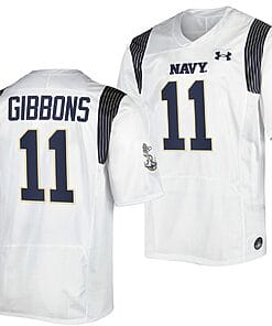 Eavan Gibbons Jersey #11 Navy Midshipmen Premier Replica College Football White