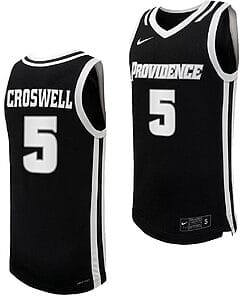 Ed Croswell Jersey #5 Providence Friars Replica College Basketball Black Uniform