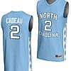Elliot Cadeau Jersey #2 UNC Tar Heels Basketball Lightweight Blue