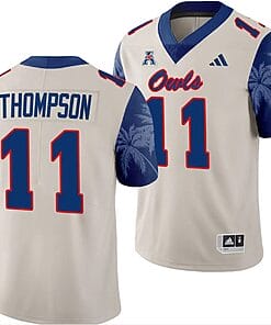FAU Owls Casey Thompson Jersey #11 Alternate Football Game Sand 2023
