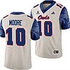 FAU Owls Josh Moore Jersey #10 Alternate Football Game Sand 2023