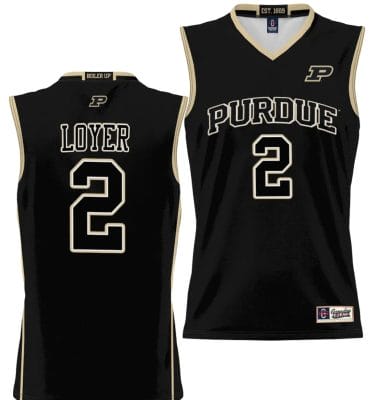 Fletcher Loyer Jersey #2 Purdue Boilermakers NIL College Basketball Lightweight Black