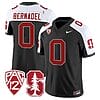Gaethan Bernadel Jersey #0 Stanford Cardinal Jersey Vapor Limited College Football Black Alternate