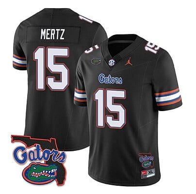 Graham Mertz Jersey #15 Florida Gators Vapor Limited College Football Black