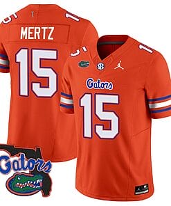 Graham Mertz Jersey #15 Florida Gators Vapor Limited Florida Map College Football Orange