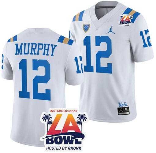 Grayson Murphy Jersey #12 UCLA Bruins 2023 LA Bowl College Football White