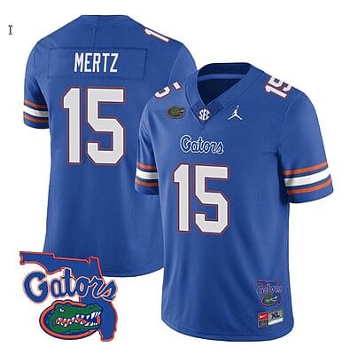 Graham Mertz Jersey #15 Florida Gators Vapor Limited College Football Royal