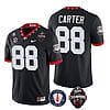 Georgia Bulldogs Jalen Carter Jersey #88 - Back To Back National Champions College Football Black