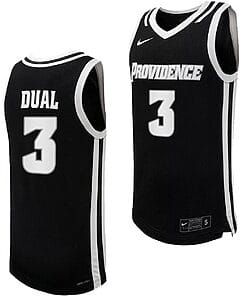 Garwey Dual Jersey #3 Providence Friars Replica College Basketball Black Uniform