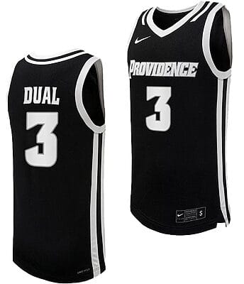 Garwey Dual Jersey #3 Providence Friars Replica College Basketball Black Uniform